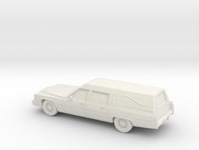 1/25 1985-89 Cadillac Hearse in White Natural Versatile Plastic