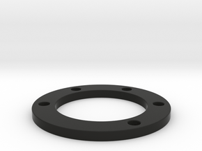 Spacer 6mm thick 50mm hole pattern in Black Natural Versatile Plastic