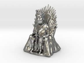 Trump as Game of Thrones Character With Sword in Natural Silver: Medium