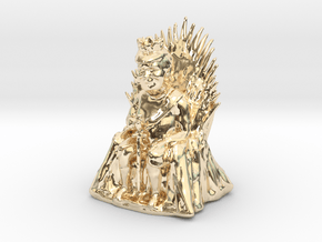 Trump as Game of Thrones Character With Sword in 14K Yellow Gold: Medium