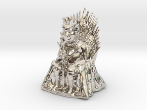 Trump as Game of Thrones Character With Sword in Rhodium Plated Brass: Medium