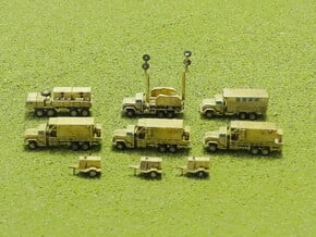 MIM-104 Missile Battery Trucks 1/285 in Tan Fine Detail Plastic