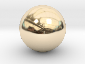 Sphere in 14K Yellow Gold
