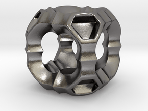 0615 IsoSurface F(x,y,z)=0 (2.5cm) #003 KOSEKOMA in Polished Nickel Steel