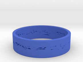 Neptune Ring in Blue Processed Versatile Plastic: 9.75 / 60.875