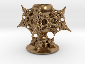 Holy Grail Fractal Miniature in Natural Brass