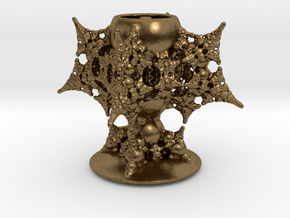 Holy Grail Fractal Miniature in Natural Bronze