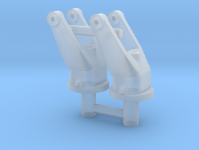 2x 1/16 scale 30cal MG pintle mounts. in Tan Fine Detail Plastic