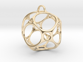 Christmas Bauble No.1 in 14K Yellow Gold