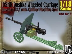 1-18 DSHK Dushka Wheeled Carriage in Tan Fine Detail Plastic