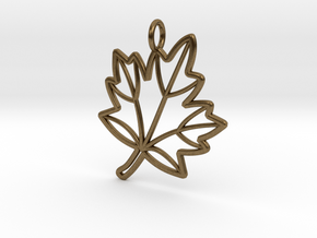 Maple Leaf in Natural Bronze