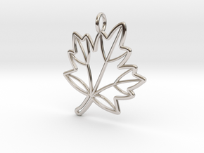 Maple Leaf in Platinum