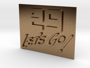 29 Let's Go!     A 29th Infantry Division motto  in Natural Brass