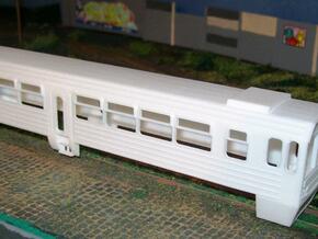 Mbxd2 - 001 railcar body, HOe scale in White Natural Versatile Plastic