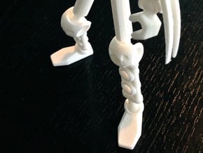 Mechanoid Shin Set for ModiBot in White Natural Versatile Plastic