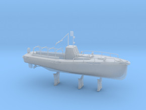 1/96 IJN Motor Boat Cutter 11m 60hp in Smooth Fine Detail Plastic