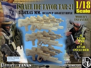 1-18 Ctar-Gtar 10 Units Tavor SET in Tan Fine Detail Plastic