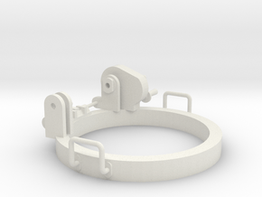 AA Mount for DShK machine Gun part A Scale 1:12 in White Natural Versatile Plastic