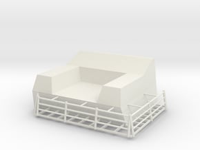 1/72 Burke CWIS Front Chair in White Natural Versatile Plastic