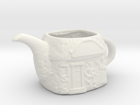 Printle Thing TeaPot 02 1/24 in White Natural Versatile Plastic