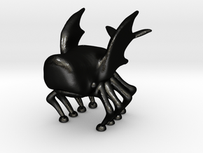 Skrabj Mimloth the Spiderbatwhale in Matte Black Steel