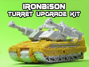 IronBison Turret Upgrade Kit in White Natural Versatile Plastic