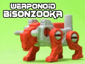 BisonZooka Transforming Weaponoid Kit (5mm) in White Natural Versatile Plastic