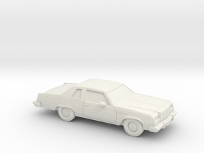 1/64 1976-79 Buick Electra Coupe in White Natural Versatile Plastic