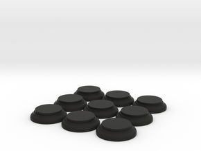 9off Dome Bases Large in Black Natural Versatile Plastic