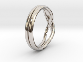 Eternity-ring in Rhodium Plated Brass: 11 / 64