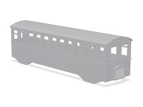 HOe bogie railcar  in Tan Fine Detail Plastic