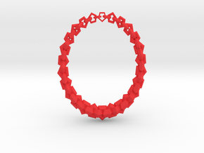 Necklace1 in Red Processed Versatile Plastic