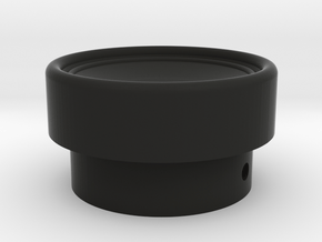 Russian HAT knob for CMS in Black Natural Versatile Plastic