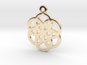 Flower Of Life in 14K Yellow Gold
