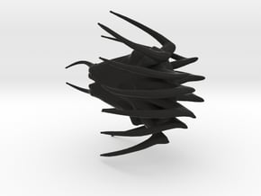 Shadow Scout (Babylon 5), 1/5.3K in Black Natural Versatile Plastic