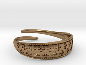 Viking Bracelet 2 in Natural Brass: Small