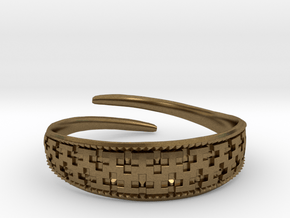 Viking Bracelet 2 in Natural Bronze: Large