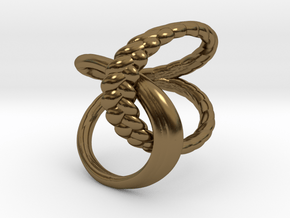 Braid Ring in Polished Bronze: 9.25 / 59.625