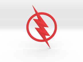 The Reverse Flash Emblem in Red Processed Versatile Plastic