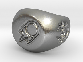 FFXIV BLM Signet Ring  in Natural Silver: 12 / 66.5