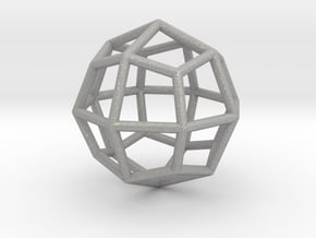 0313 Deltoidal Icositetrahedron E (a=1cm) #001 in Aluminum