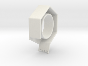 honeycomb tape dispenser in White Natural Versatile Plastic: Small