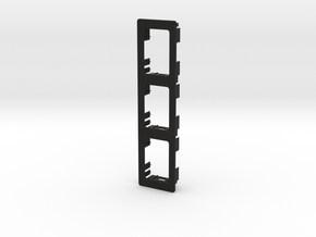 3x XJ/TJ OEM Vertical Panel 133mmx33mm in Black Natural Versatile Plastic