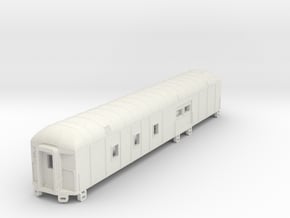 D&RGW RPO Baggage Car NScale in White Natural Versatile Plastic