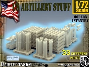 1-72 US Artillery Stuff in Smooth Fine Detail Plastic
