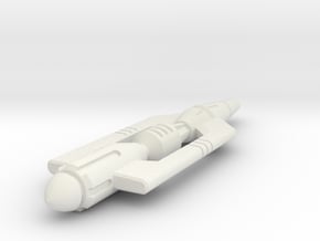  TR Leader Soundwave Missile in White Natural Versatile Plastic