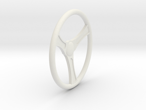 Steering Wheel V2 1/12 in White Natural Versatile Plastic