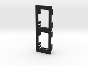 2 OEM Vertical Panel 91mmx33mm in Black Natural Versatile Plastic