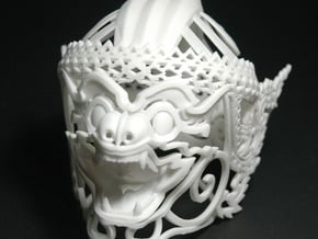 HaNuMan in White Processed Versatile Plastic