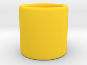 簡約馬克杯.stl in Yellow Processed Versatile Plastic
